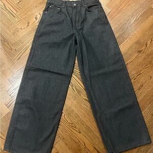 Zara Women’s Signature Denim Mid Rise Loose Fit 5-Pocket Jeans, Size 6, NWT